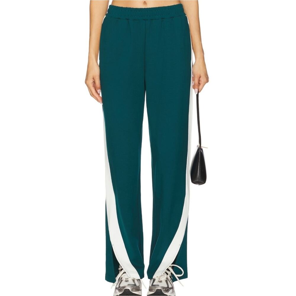 NEW L*Space Back to Back Wide Leg Track Pants Women's Sz XL NWT Athletic Street